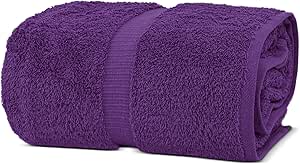 Chakir Turkish Linens 100% Cotton Premium Turkish Towels for Bathroom | 35'' x 70'' (1-Piece Bath Sheet, Eggplant)