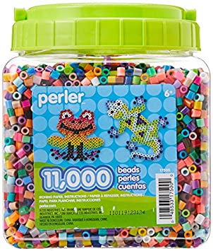 Perler 17500 Beads 11,000 Count-Multi-Mix