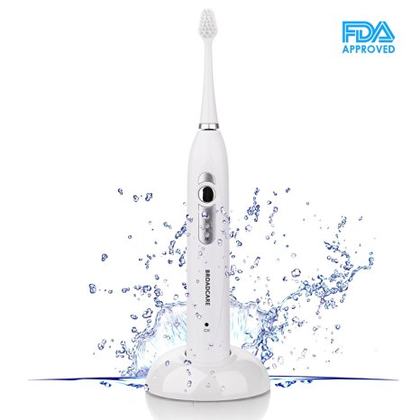 BROADCARE Electric Toothbrush 31000 VPM Powerful Rechargeable Sonic Toothbrush Model USAAIW2030
