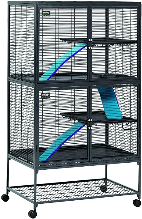 MidWest Critter Nation Animal Habitat with Stand, Double Unit, 36 Inches by 24 Inches by 63 Inches