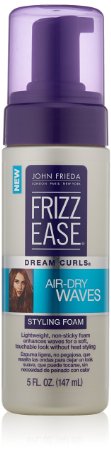 John Frieda Frizz Ease Dream Curls Air-Dry Waves Styling Foam, 5 Fluid Ounce