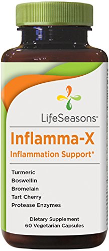 LifeSeasons Inflamma-X Anti Inflammation Support Supplement with Turmeric & Boswellin