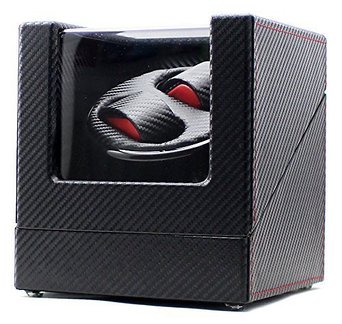 Mount Tibet High-end Ultra Quiet Carbon Fiber Watch Winder for 2 Automatic Watches