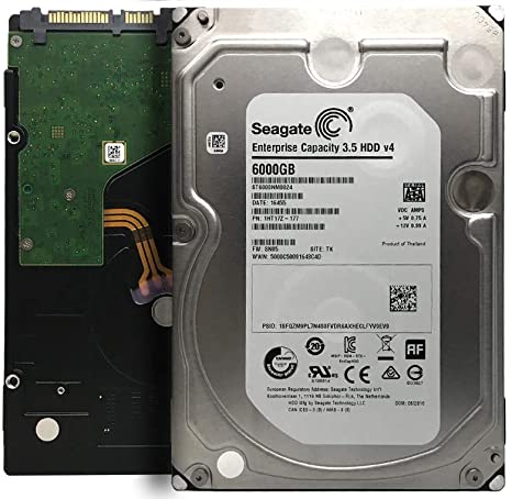 (Old Model) Seagate Enterprise Capacity ST6000NM0024 6TB 7200RPM 128MB Cache SATA 6.0Gb/s 3.5inch Enterprise Hard Drive - 5 Year Warranty