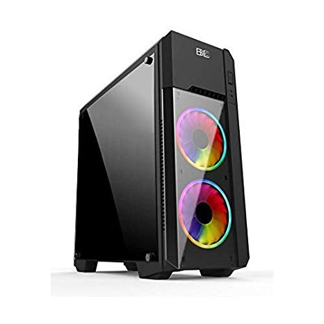 Electrobot i5 9th gen 6 core - Upto 4.10 Ghz, 8GB DDR4 2400Mhz, Nvidia GTX 1050ti 4GB, 120GB SSD, 1TB HDD, Gaming PC with 3 Rainbow Color Cooling Fans