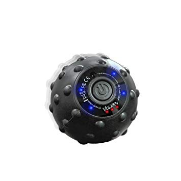 Vulken Acusphere 4 Speed High Intensity Vibrating Massage Ball for Muscle and Fitness, Plantar Fasciitis Pain Relief, Myofascial Release and Trigger Point Treatment Foot Massager