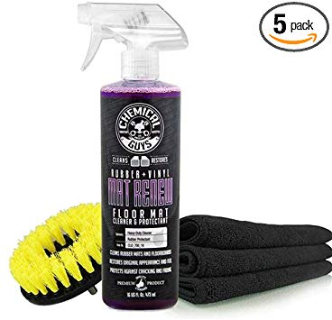 Chemical Guys HOL70016 Floor Mat Cleaning Kit (5 Items, Rubber and Vinyl), 16. Fluid_Ounces, 5 Pack