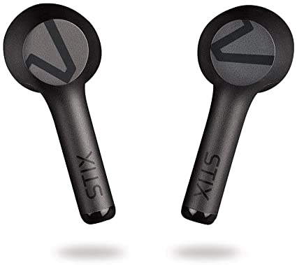 Veho STIX True Wireless Earphones | Bluetooth | Charging Case included | Mic | Touch Control | Designed in the UK | VEP-114-STIX