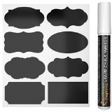 Chalkboard Labels Complete Bundle 48 Premium Stickers for jars  White Chalk Marker over 3200 outstanding seller feedback