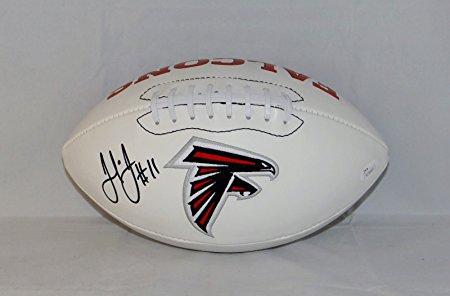 Julio Jones Signed/ Autographed Atlanta Falcons Logo Football- JSA Witnessed Auth