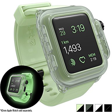 Catalyst Premium Quality Waterproof Shock Resistant Case for Apple Watch 42mm Series 2 (Glow in the Dark)