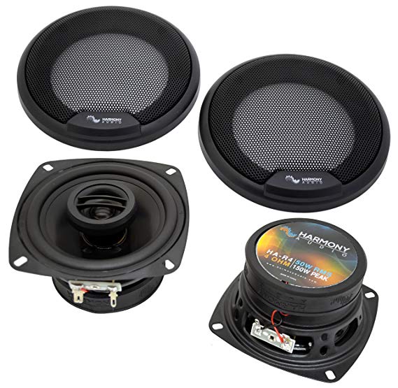 Harmony Audio HA-R4 Car Stereo Rhythm Series 4" Replacement 150W Speakers & Grills