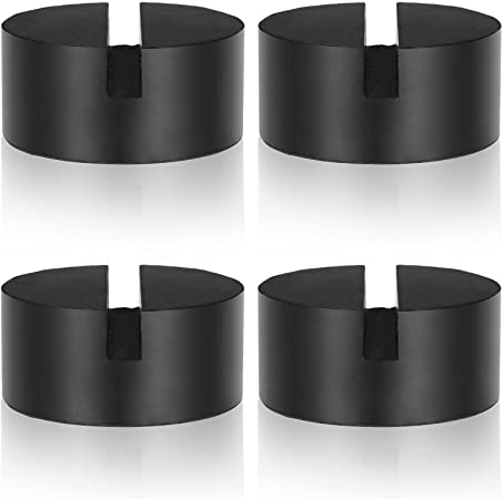 Fasmov 4-Pack Jack Pads Rubber Protector Slotted Frame Rail Protector