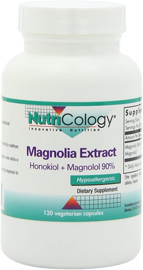 Nutricology Magnolia Extract Capsules, 120 Count