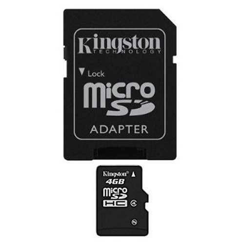 Kingston 4 GB microSDHC Class 4 Flash Memory Card SDC4/4GBET