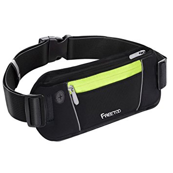 FREETOO Update Waistpack Bumbag Running Money Belt Runners Fanny Pack for Iphone 6s Plus (4.5 inch width)