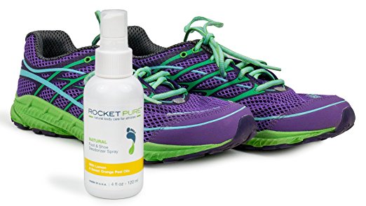Natural Lemon Shoe Deodorizer, Foot Deodorant Spray for Athletes. Removes Odor, Stink From Bacteria. Odor Eliminator and Smell Remover is Better Than Powder, Antiperspirant, Insoles, Sneaker Balls.
