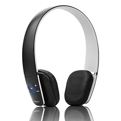 Etekcity RoverBeats F1 Bluetooth 4.0   EDR Wireless Headset Stereo Headphones with Microphone Over-Ear Black