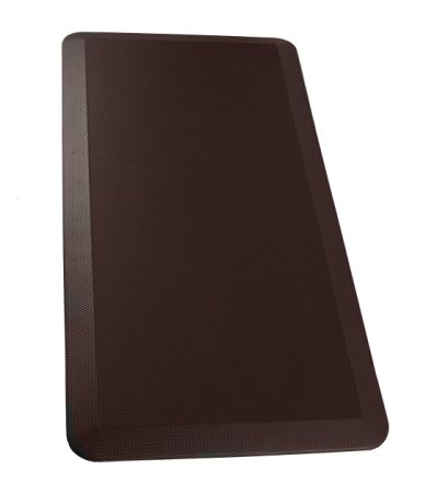 Sky Mat - Anti Fatigue Mat, 24in x 70in, Dark Brown - Commercial Grade Anti Fatigue Comfort Kitchen Mats perfect for Standup Desks, Kitchens, and Garages