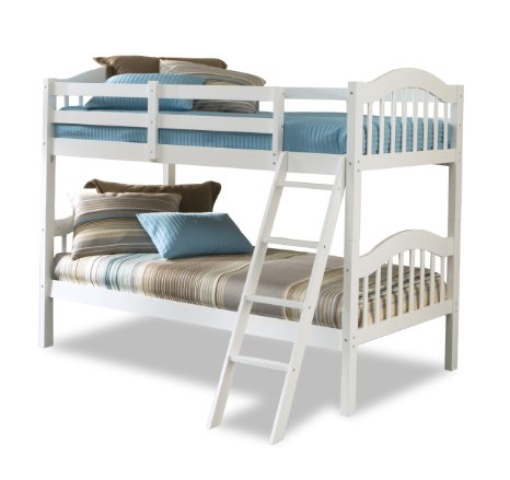 Stork Craft Long Horn Bunk Bed, White