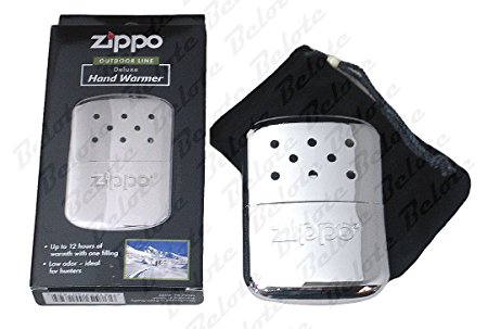 Zippo Hand Warmer High Polish Chrome Pocket Lighter