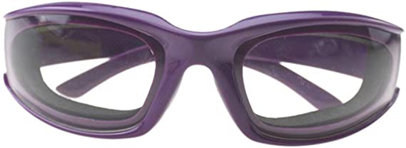 DOITOOL Onion Cutting Goggles Glasses Tearless BBQ Grilling Glasses Kitchen Safety Goggles Protective Eyewears for Home Kitchen Outdoor (Purple)