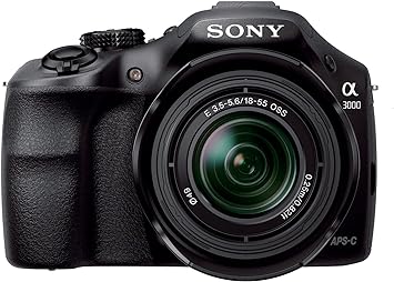 Sony Alpha a3000 ILCE-3000K 20.1 MP Mirrorless Digital Camera - Black - 18-55mm OSS Lens