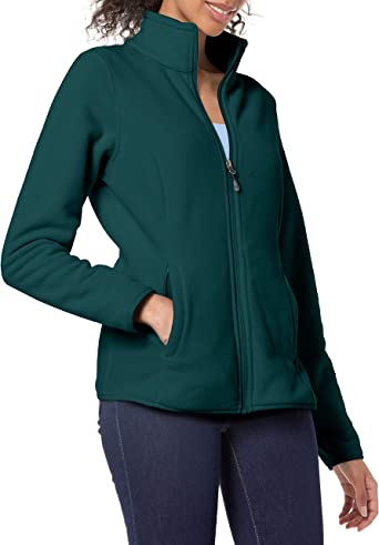 Amazon Essentials Women's Classic-Fit Long-Sleeve Full-Zip Polar Soft Fleece Jacket