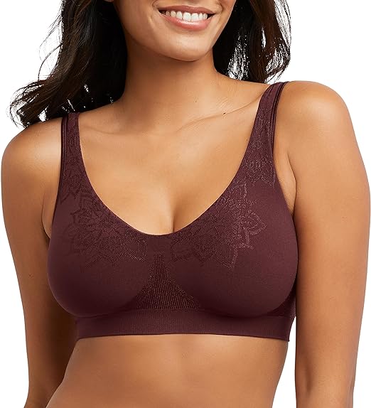 Bali Women's Comfort Revolution Wireless Bra, Full-Coverage Wirefree T-Shirt Bra, DF3484