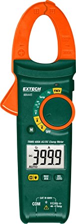Extech MA445 True RMS 400A AC/DC Clamp Meter with NCV