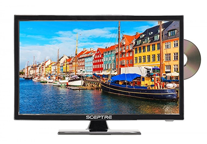 Sceptre E195BD-SRR 19-Inch 720P LED TV, True Black (2017)