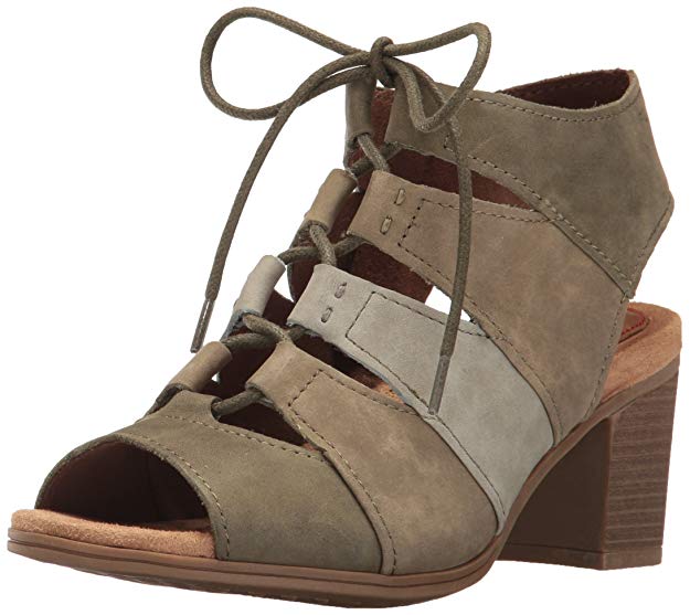 Rockport Women's Hattie Lace Up Sandal Heeled