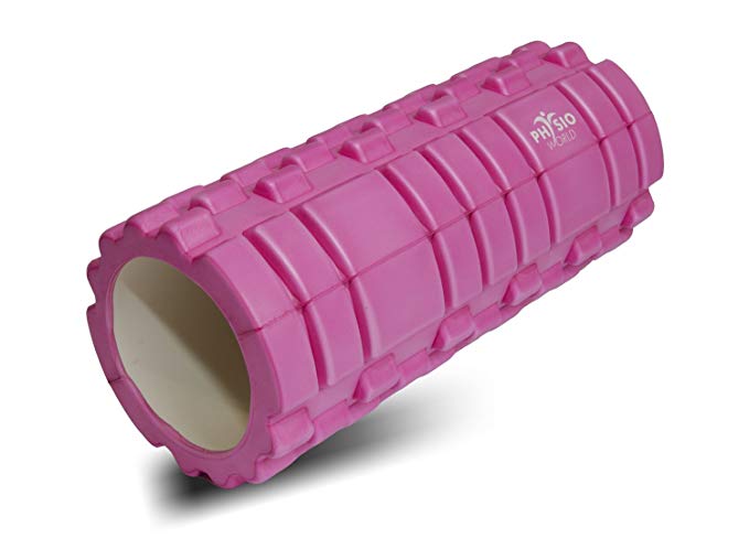 PhysioWorld Foam Roller - Great for Muscle Massage, Pain Relief &  Pilates