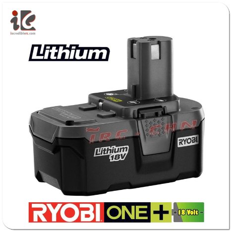 Ryobi P105 18-volt One  Lithium Ion High Capacity Battery (in Retail Packaging)