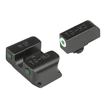 TRUGLO TG231W1W Brite Site Tritium Handgun Sight Set, Walther PPQ