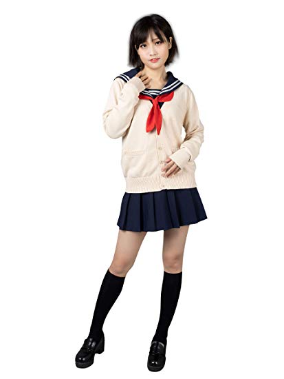 Cosfun My Hero Academia Himiko Toga Cosplay Costume Sailor Uniform mp004177