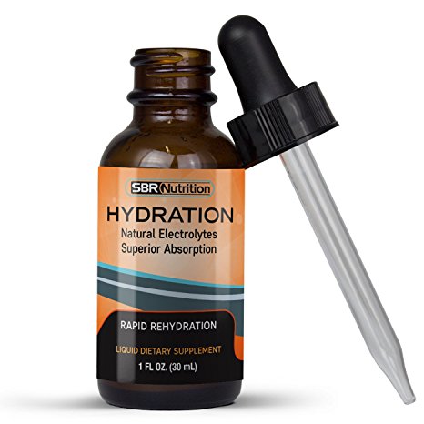 MAX ABSORPTION Hydration Liquid Drops, Natural Electrolytes, Rapid Rehydration, No Artificial Preservatives, Made in USA
