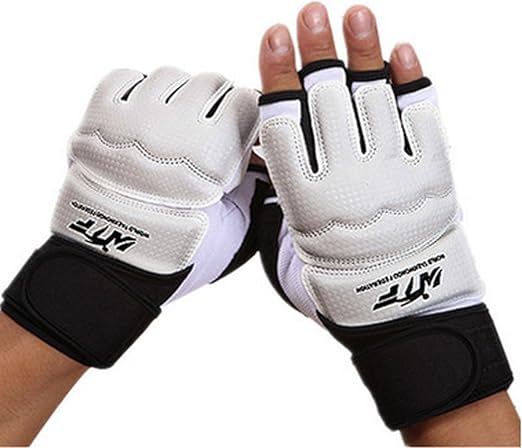 Panegy Half Finger Taekwondo Gloves Hand Protector Guard Sandbag Training Gloves S-XL