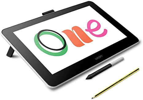 Wacom One Digital Drawing Tablet with Staedtler Noris Digital EMR Stylus in Pencil Shape for Art and Animation Beginners