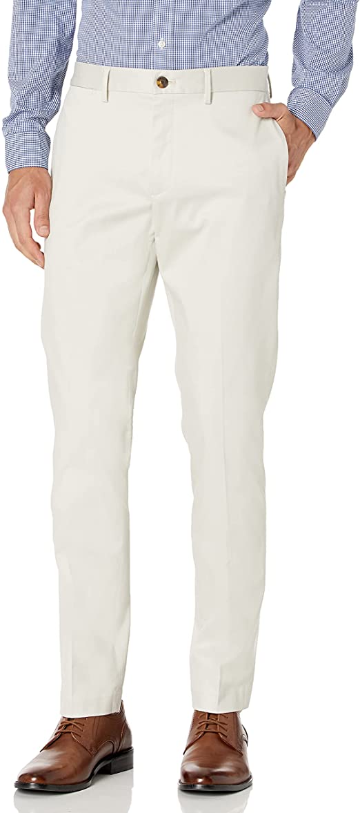 Buttoned Down Men's Standard Slim Fit Non-Iron Dress Chino Pant