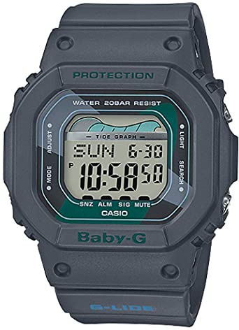 Casio BLX560VH-1 Baby-G Women's Digital Watch Grey 44.7mm Resin