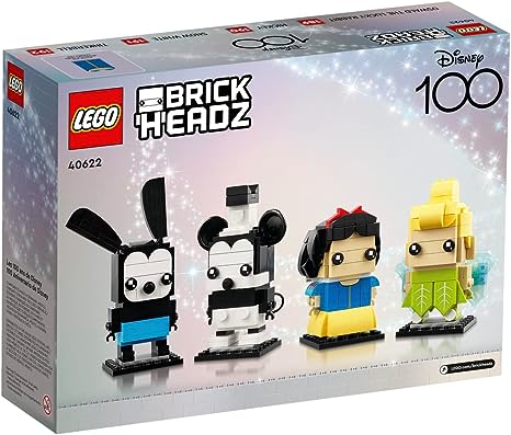 LEGO BrickHeadz Disney 100th Celebration Mickey Mouse, Snow White, Tinkerbell & Oswald The Lucky Rabbit