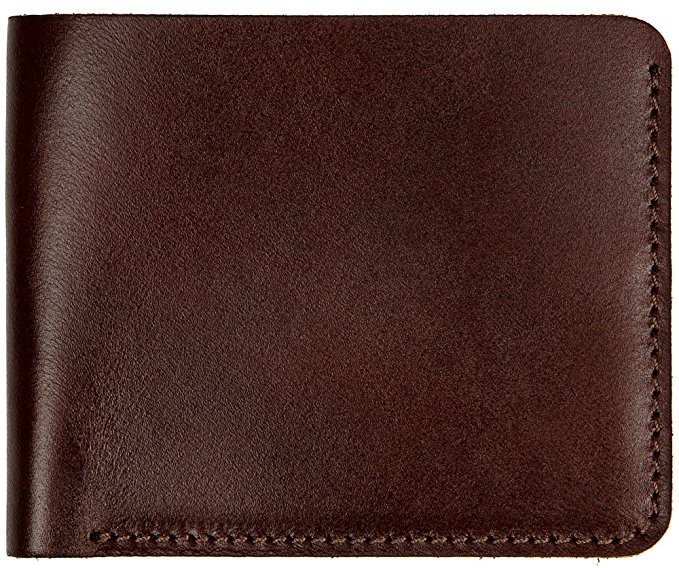 Villini Bifold Leather Men's Wallet with Cash Pocket and Card Holder Slots
