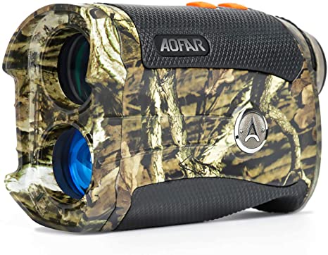 AOFAR HX-1200T Range Finder for Hunting Archery 1200 Meters Shooting Wild Plus Waterproof Coma Rangefinder, 6X 25mm, Range and Bow Mode, Free Battery Gift Package