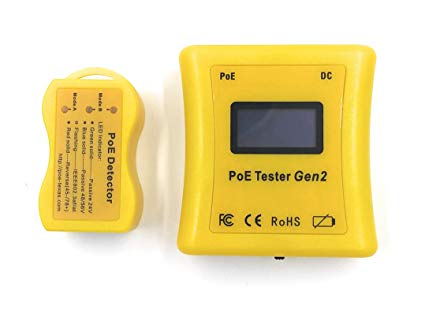 PoE-Tester-Detector-GEN2 | Inline PoE Voltage and Current Tester (PoE Tester and Detector Kit)