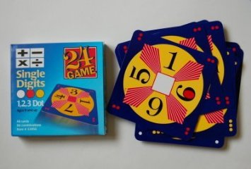 24 Game: 48 Card Deck, Single Digit cards Math Game