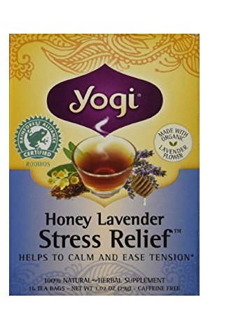Yogi Tea,16 Tea Bags (Honey Lavender Stress Relief