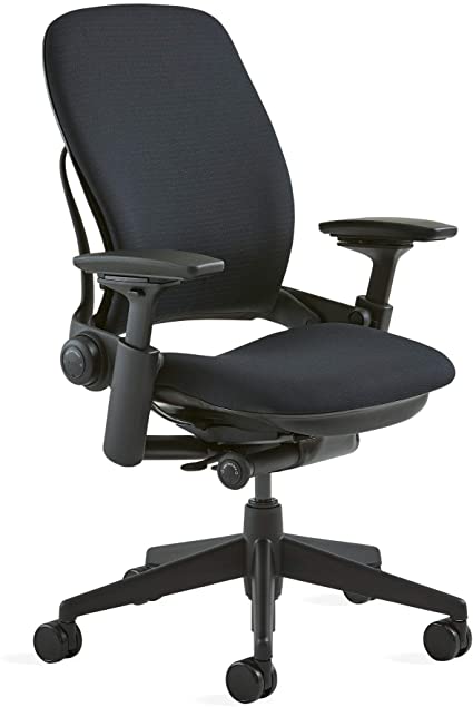 Steelcase Leap Chair, Black Fabric