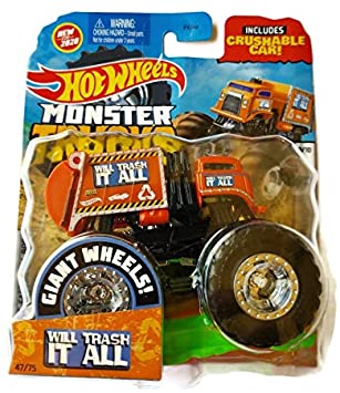 Hot Wheels Monster Trucks Will Trash It All with Crushable Car