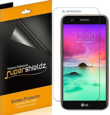 (6 Pack) Supershieldz for LG K20 (AT&T) Screen Protector, High Definition Clear Shield (PET)